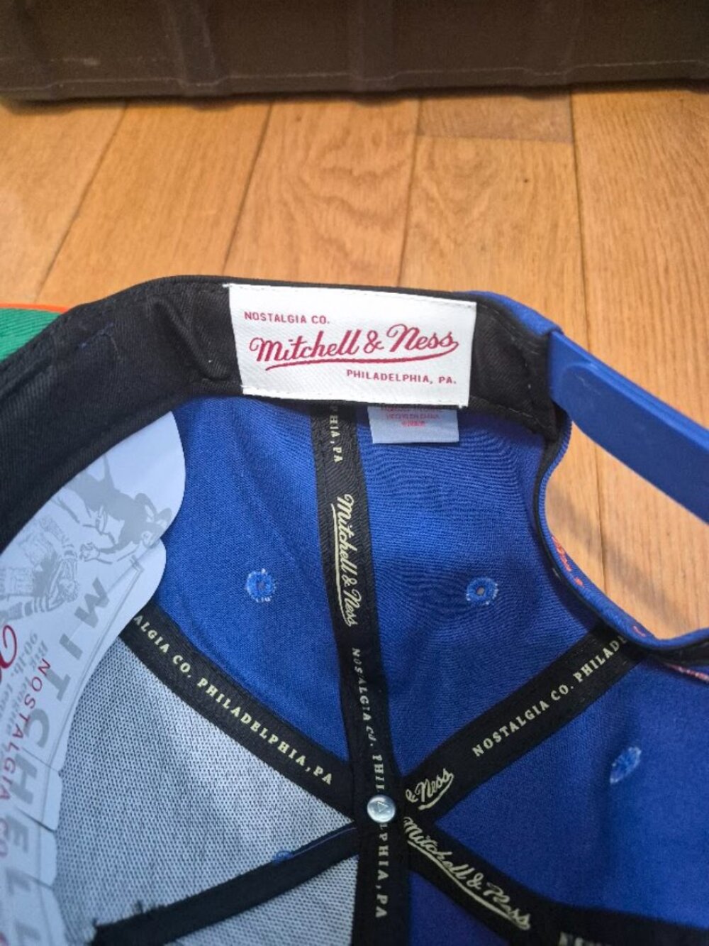 Mitchell & Ness New‎ York Mets Oversweep Cap Adult Blue/Orange One Size NEW - Picture 7 of 9